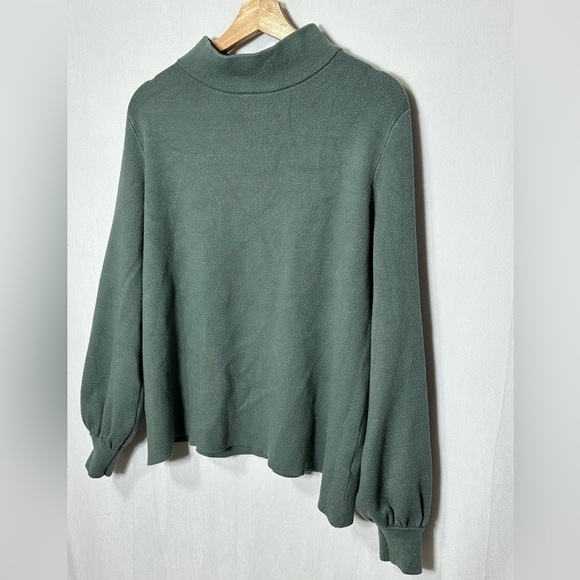 Fate green Tulip sleeve cowl sweater - small - Picture 3 of 7